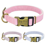 Load image into Gallery viewer, Personalised Dog Collar with Laser Engraved Buckle - The Pastel Collection