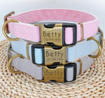 Load image into Gallery viewer, Personalised Dog Collar with Laser Engraved Buckle - The Pastel Collection