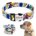 Load image into Gallery viewer, Personalised Dog Collar with Laser Engraved Buckle - The Jazz Collection