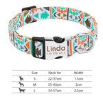 Load image into Gallery viewer, Personalised Dog Collar with Laser Engraved Buckle - The Jazz Collection