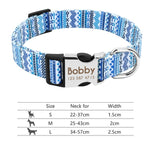 Load image into Gallery viewer, Personalised Dog Collar with Laser Engraved Buckle - The Jazz Collection