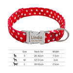 Load image into Gallery viewer, Personalised Dog Collar with Laser Engraved Buckle - The Polka-Dot Collection