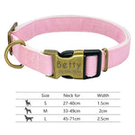 Load image into Gallery viewer, Personalised Dog Collar with Laser Engraved Buckle - The Pastel Collection
