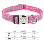 Load image into Gallery viewer, Personalised Dog Collar with Laser Engraved Buckle - The Static Collection