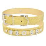 Load image into Gallery viewer, Personalised Dog Collar with Diamante Letters - The Glam Collection