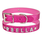 Load image into Gallery viewer, Personalised Dog Collar with Diamante Letters - The Glam Collection