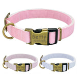 Load image into Gallery viewer, Personalised Dog Collar with Laser Engraved Buckle - The Pastel Collection
