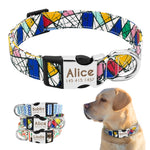 Load image into Gallery viewer, Personalised Dog Collar with Laser Engraved Buckle - The Jazz Collection
