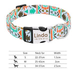 Load image into Gallery viewer, Personalised Dog Collar with Laser Engraved Buckle - The Jazz Collection
