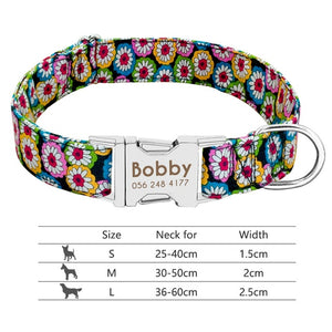 Personalised Dog Collar with Laser Engraved Buckle - The Classic Collection