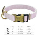 Load image into Gallery viewer, Personalised Dog Collar with Laser Engraved Buckle - The Pastel Collection
