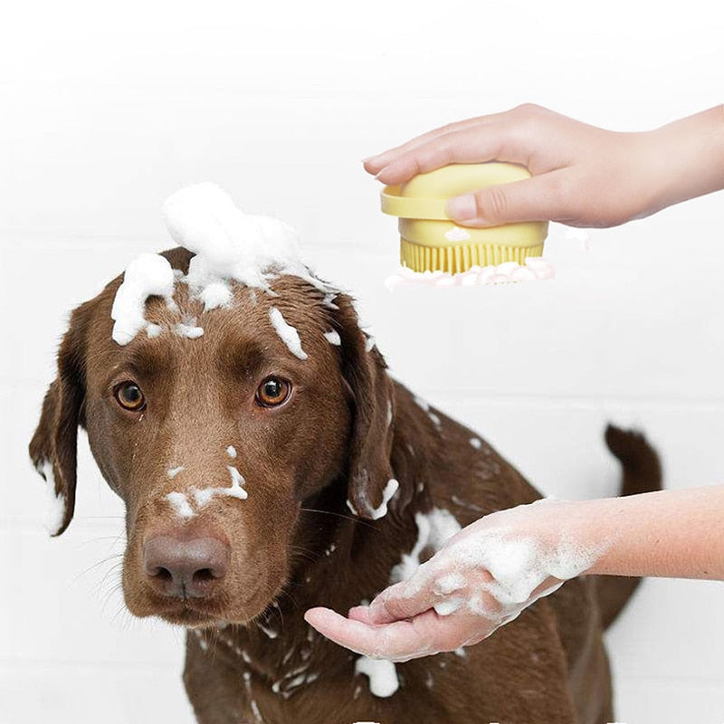 Pet Bath Shampoo Brush